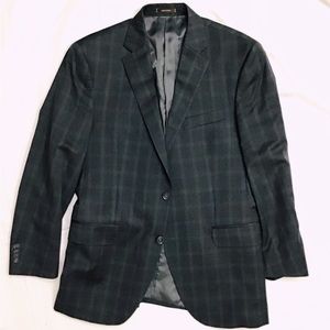 Peter Millar Wool Check Sportcoat Blazer Jacket